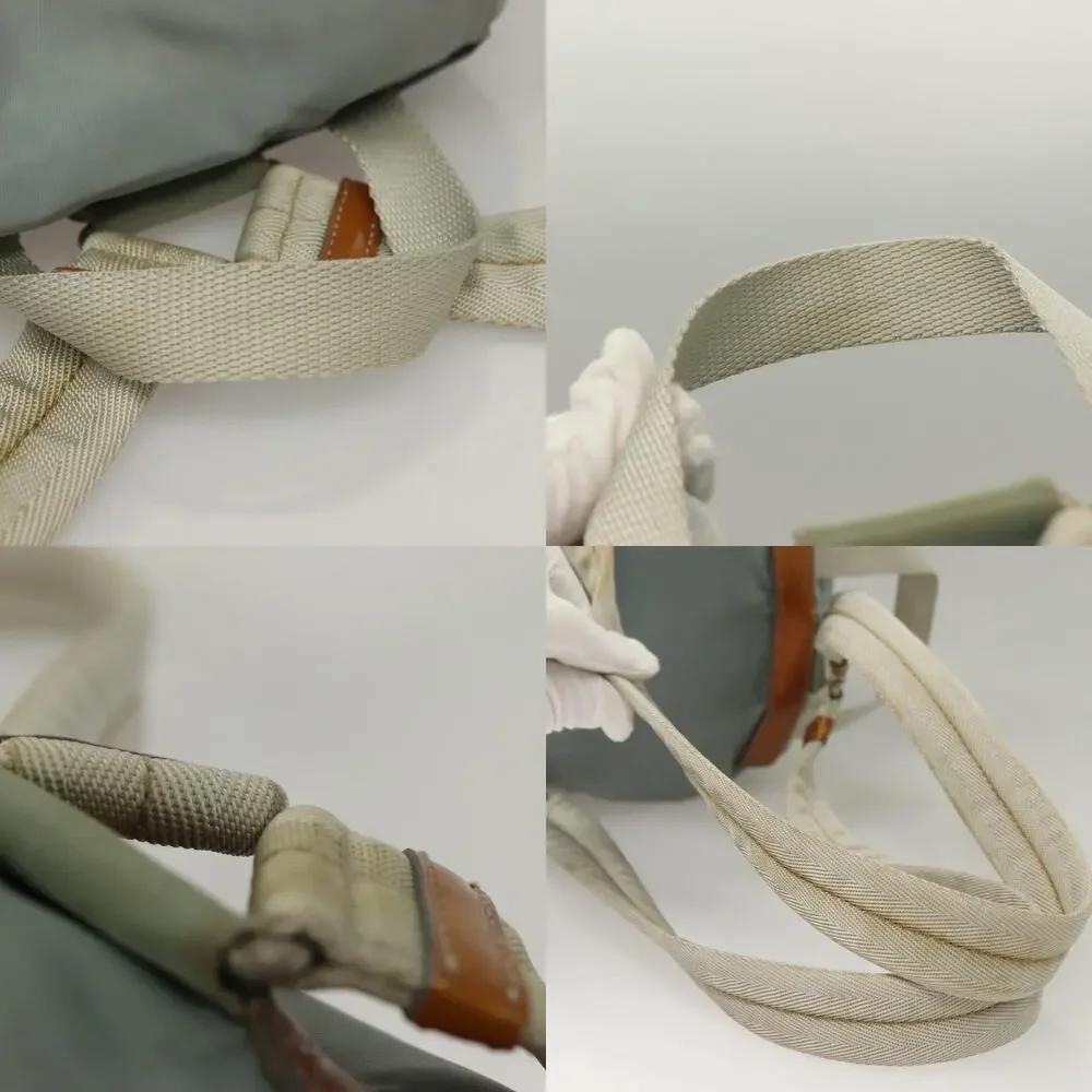 Prada Nylon Light Blue Silver Backpack